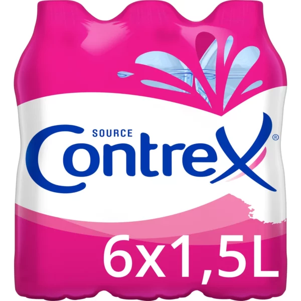 Eau ~ Pack ~ Contrex ~ 6 x 1,5 L