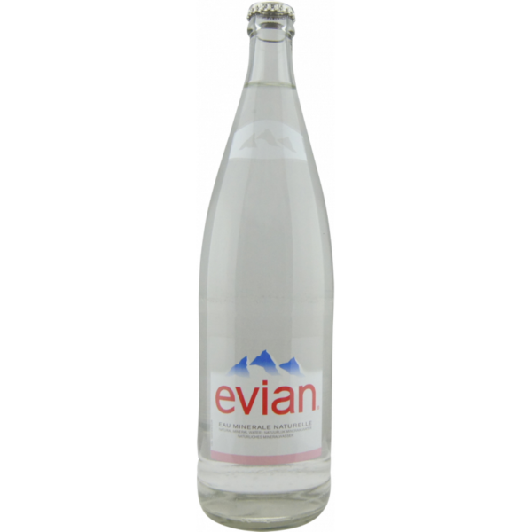 Eau ~ Evian ~ Plate ~ 1 L