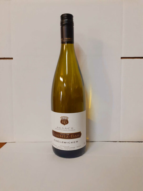 Alsace ~ Edelzwicker ~ Kuentz Bas ~ Vin blanc sec naturel ~ 12°